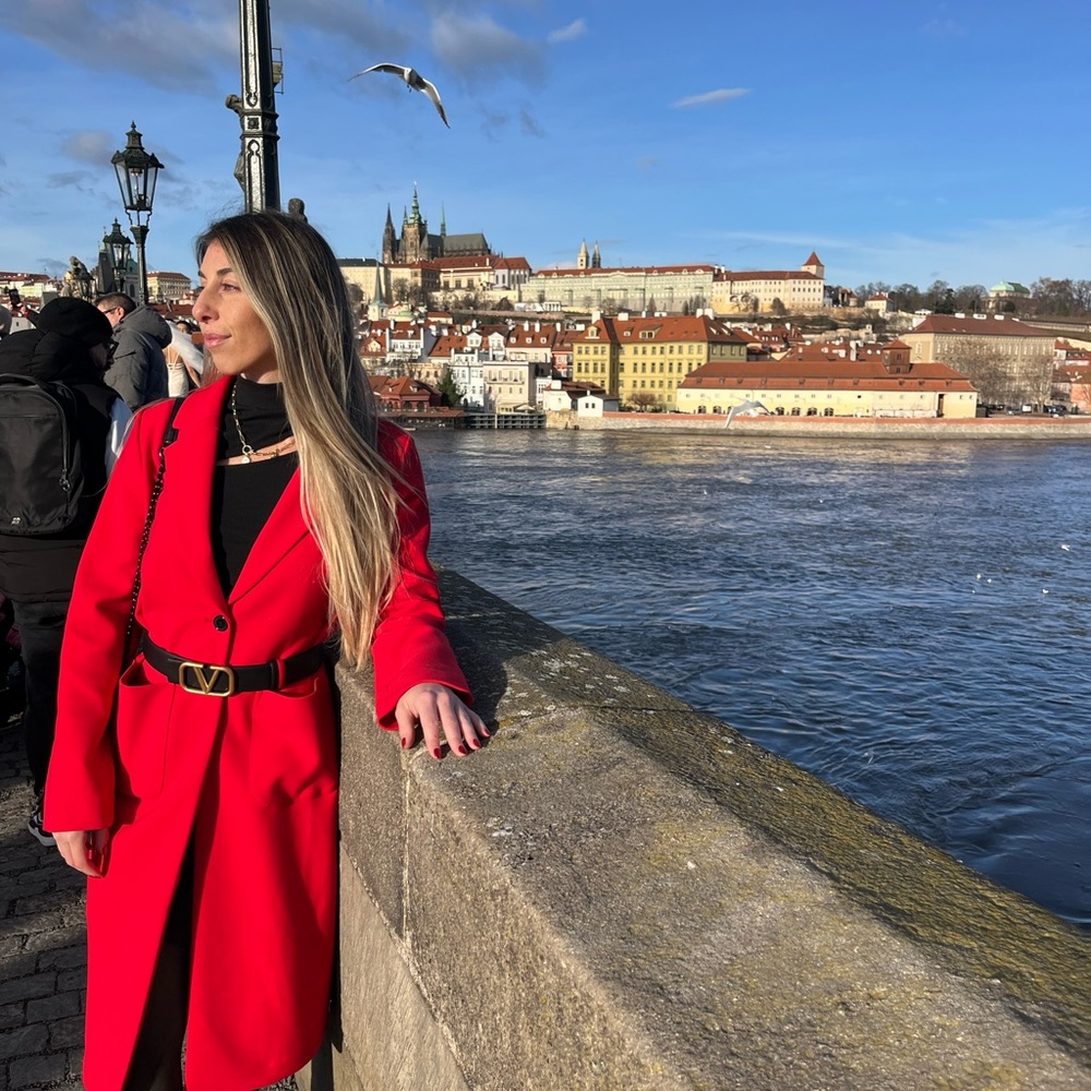 Express Women's Bold Red Suit Jacket